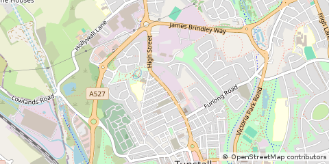 Map of Stoke on Trent