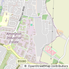 Map of Tamworth, Staffordshire