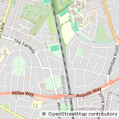 Map of Leicester, Leicestershire
