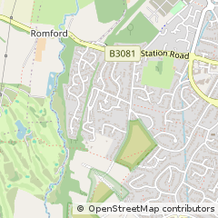 Map of Ferndown, Dorset