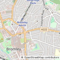 Map of Bromley