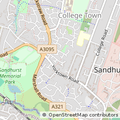 Map of Sandhurst