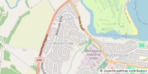 Map of Peterhead, Aberdeenshire