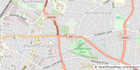 Map of Leicester