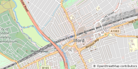 Map of Ilford