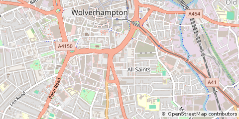 Map of Wolverhampton