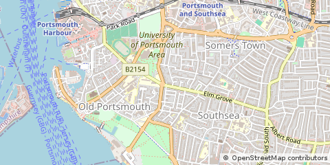 Map of Southsea, Hampshire