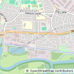 Map of Warrington