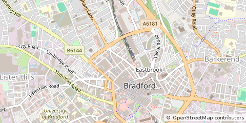 Map of Bradford