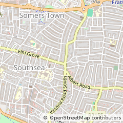 Map of Southsea, Hampshire