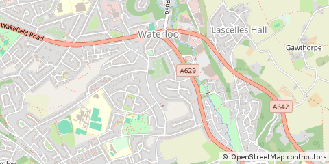 Map of Huddersfield