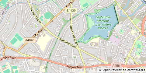 Map of Birmingham, West Midlands