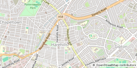 Map of Leeds