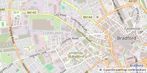 Map of Bradford