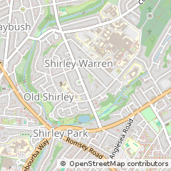 Map of Southampton, Hampshire