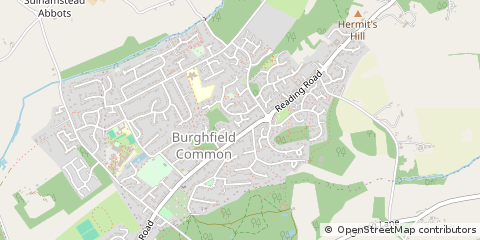 Map of Reading, Berkshire