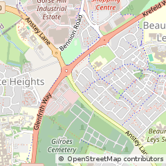 Map of Leicester, Leicestershire