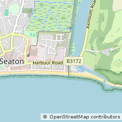 Map of Seaton, Devon