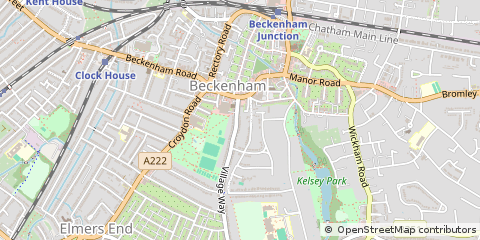 Map of Beckenham