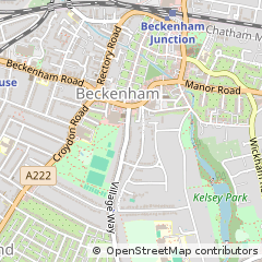 Map of Beckenham