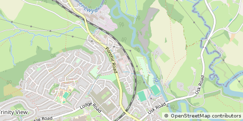 Map of Caerleon, Gwent