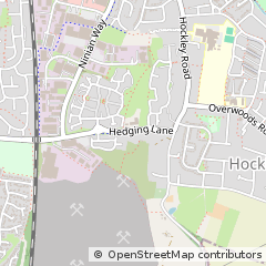 Map of Tamworth, Staffs