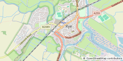 Map of East Sussex