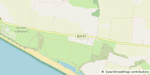 Map of Burton Bradstock, Dorset
