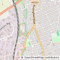 Map of Kettering, Northamptonshire