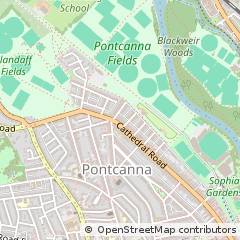 Map of Cardiff