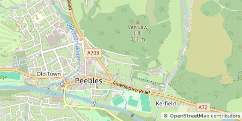Map of Peebles