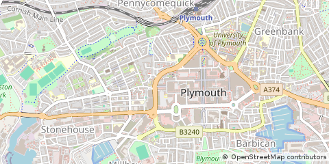 Map of Plymouth