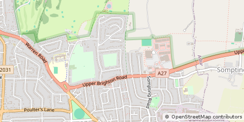 Map of Worthing