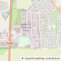Map of Melksham, Wiltshire
