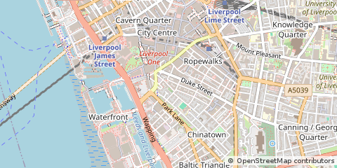 Map of Liverpool