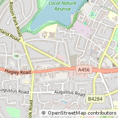 Map of Birmingham, West Midlands