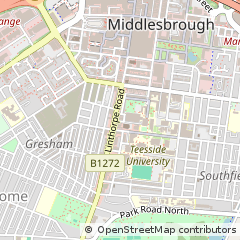 Map of Middlesbrough
