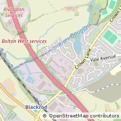 Map of Horwich, Bolton