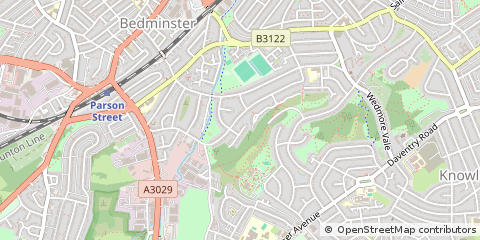 Map of Bristol, Avon