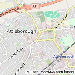 Map of Attleborough