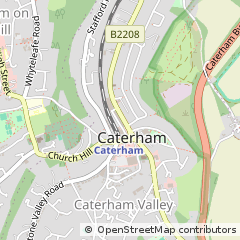 Map of Caterham, Surrey