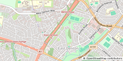 Map of Newcastle Upon Tyne