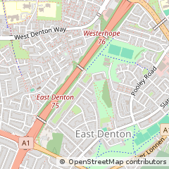 Map of Newcastle Upon Tyne