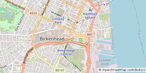 Map of Wirral