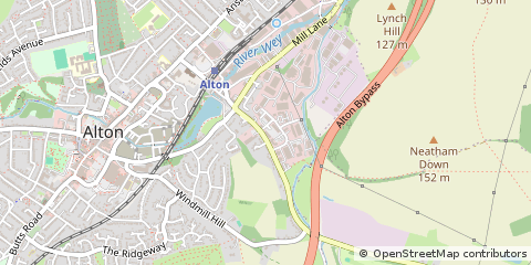 Map of Alton, Hampshire