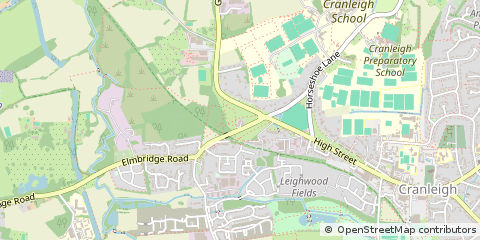 Map of Surrey