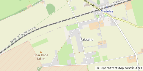 Map of Andover, Hampshire