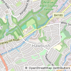 Map of Brierley Hill, West Midlands