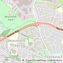 Map of Leicester