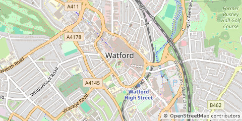 Map of Watford